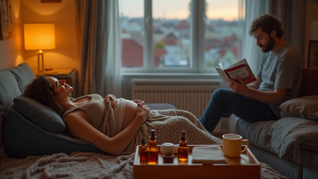 Těhotenská masáž doma: bezpečný návod krok za krokem (2025)