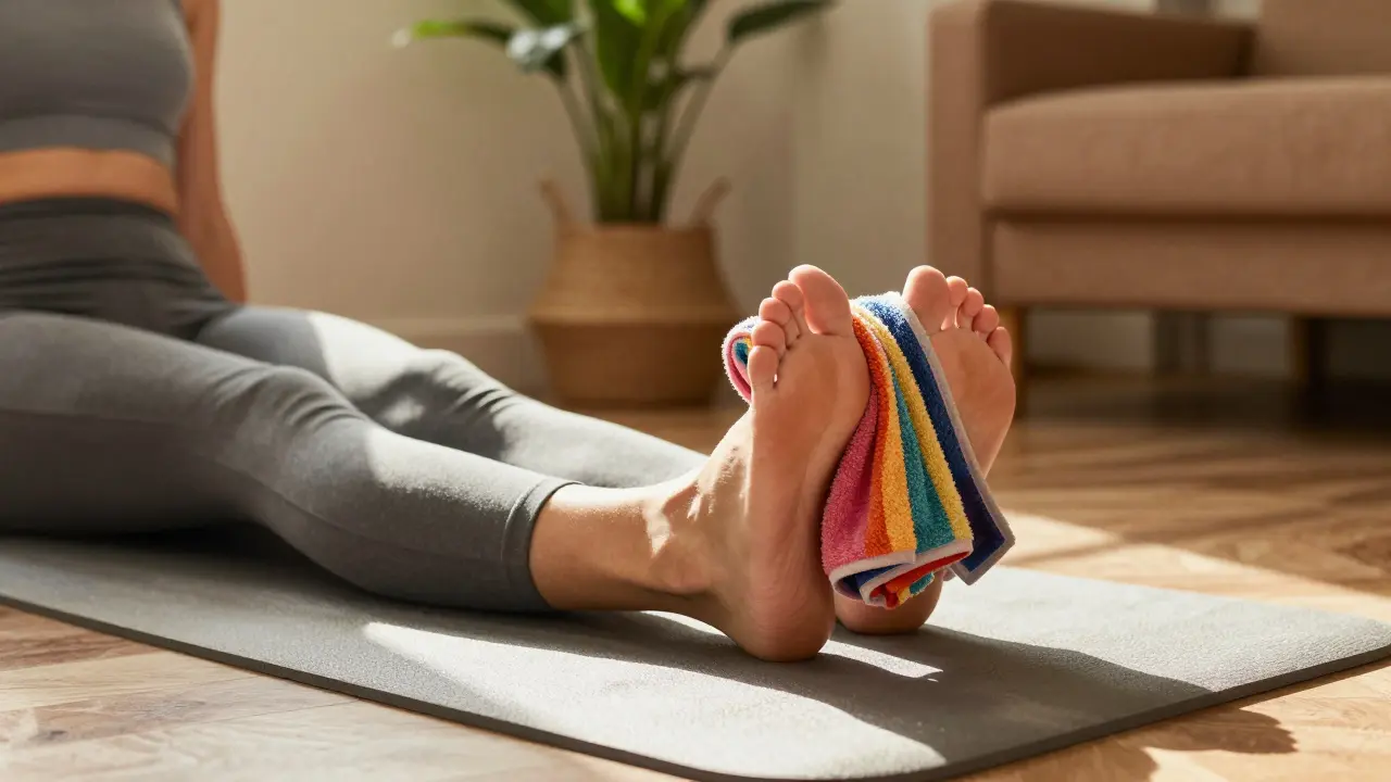 Cvičení na posílení prstů u nohou