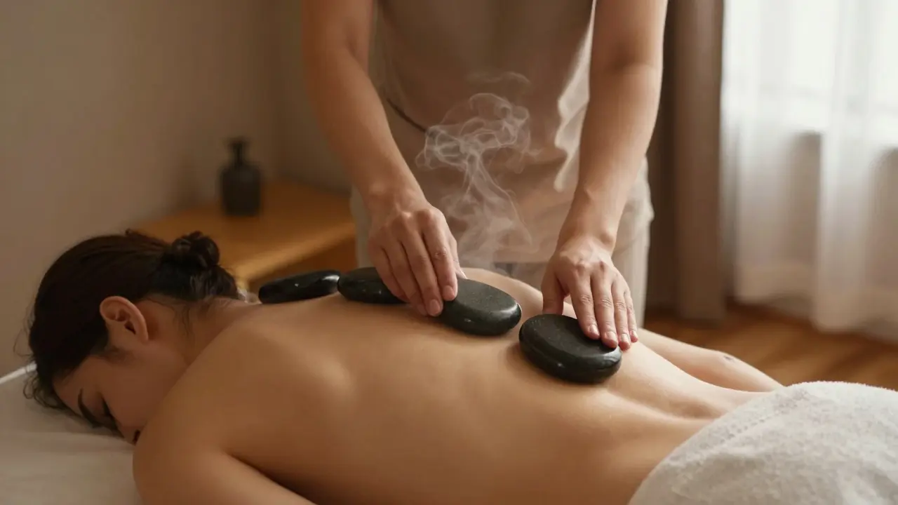 Masáž lávovými kameny: Jak to funguje a proč byste si ji měli vyzkoušet