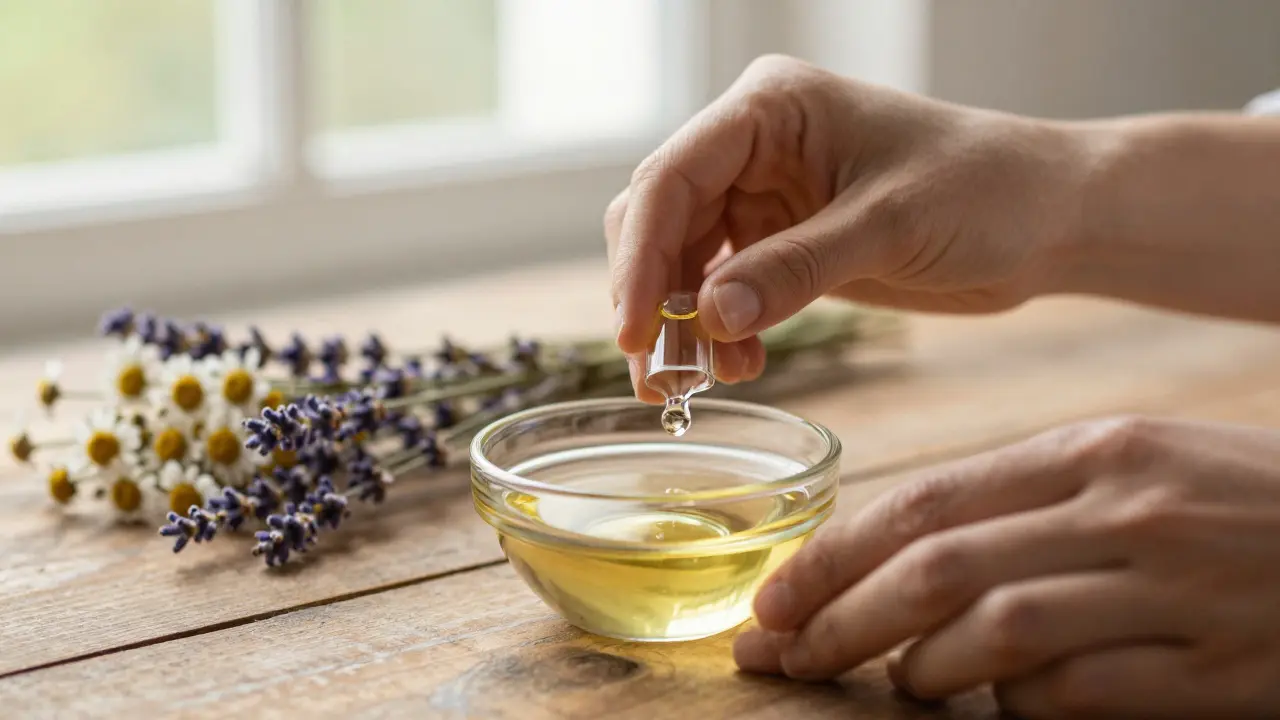 Aromaterapeutická masáž pro trávení: Jak oleje uleví od nadýmání a nevolnosti